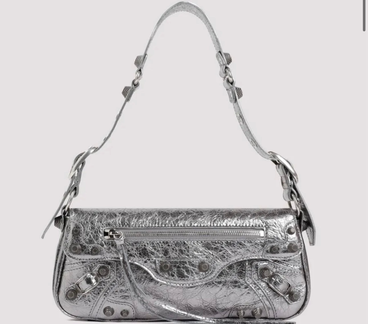 BALENCIAGA - Le Cagole Sling S Bag Silver