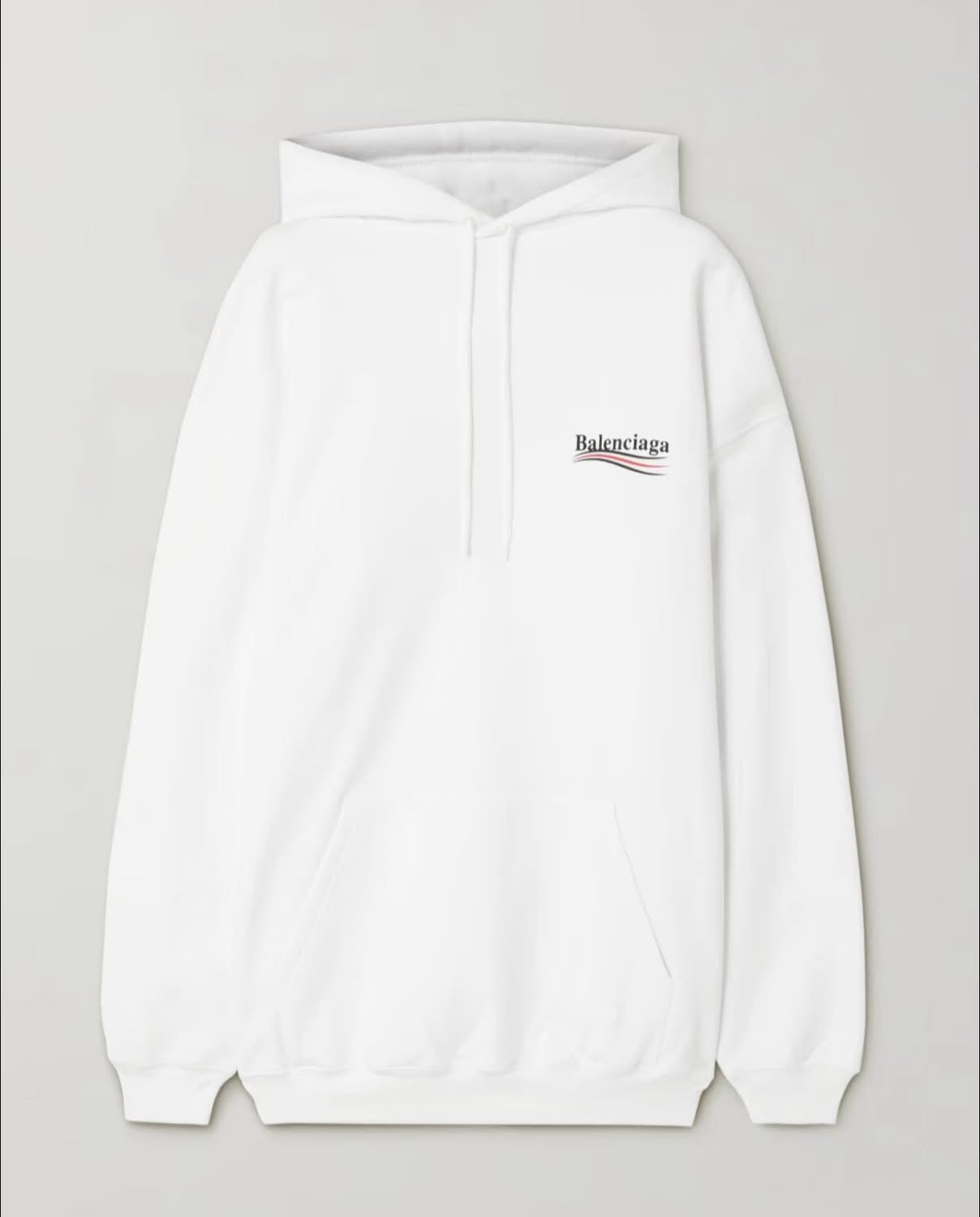 BALENCIAGA - Felpa Political Logo