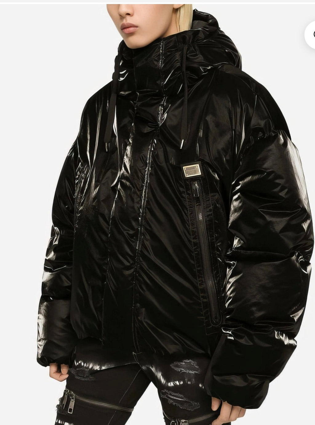 DOLCE&GABBANA - Giacca Trapuntata Placca Logo