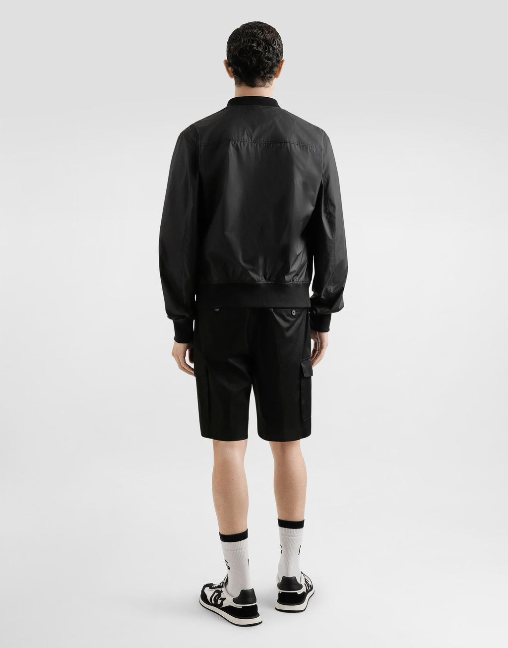 DOLCE&GABBANA - Bomber in Tessuto Tecnico Placca Logo