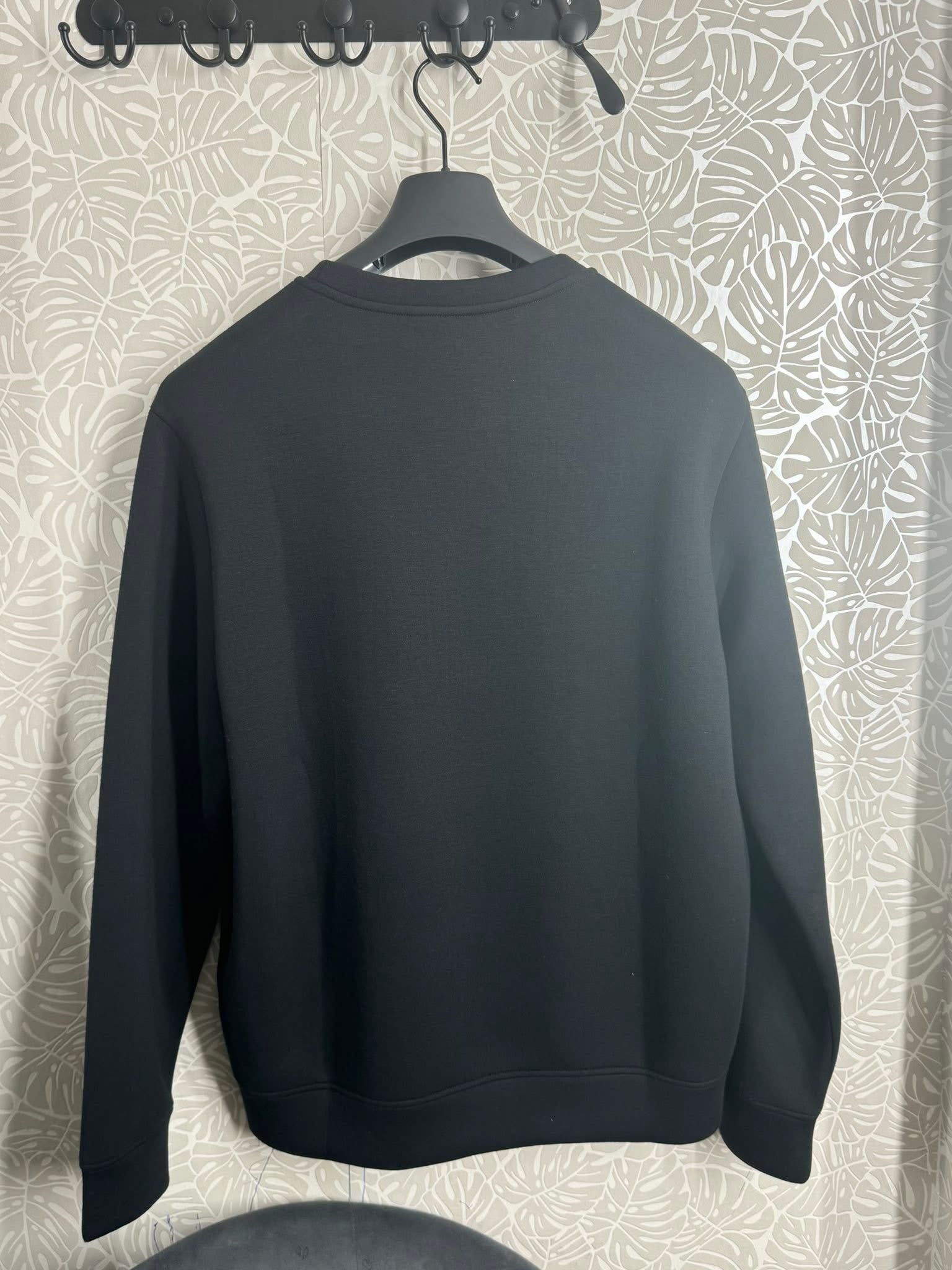 EMPORIO ARMANI - Felpa girocollo nera