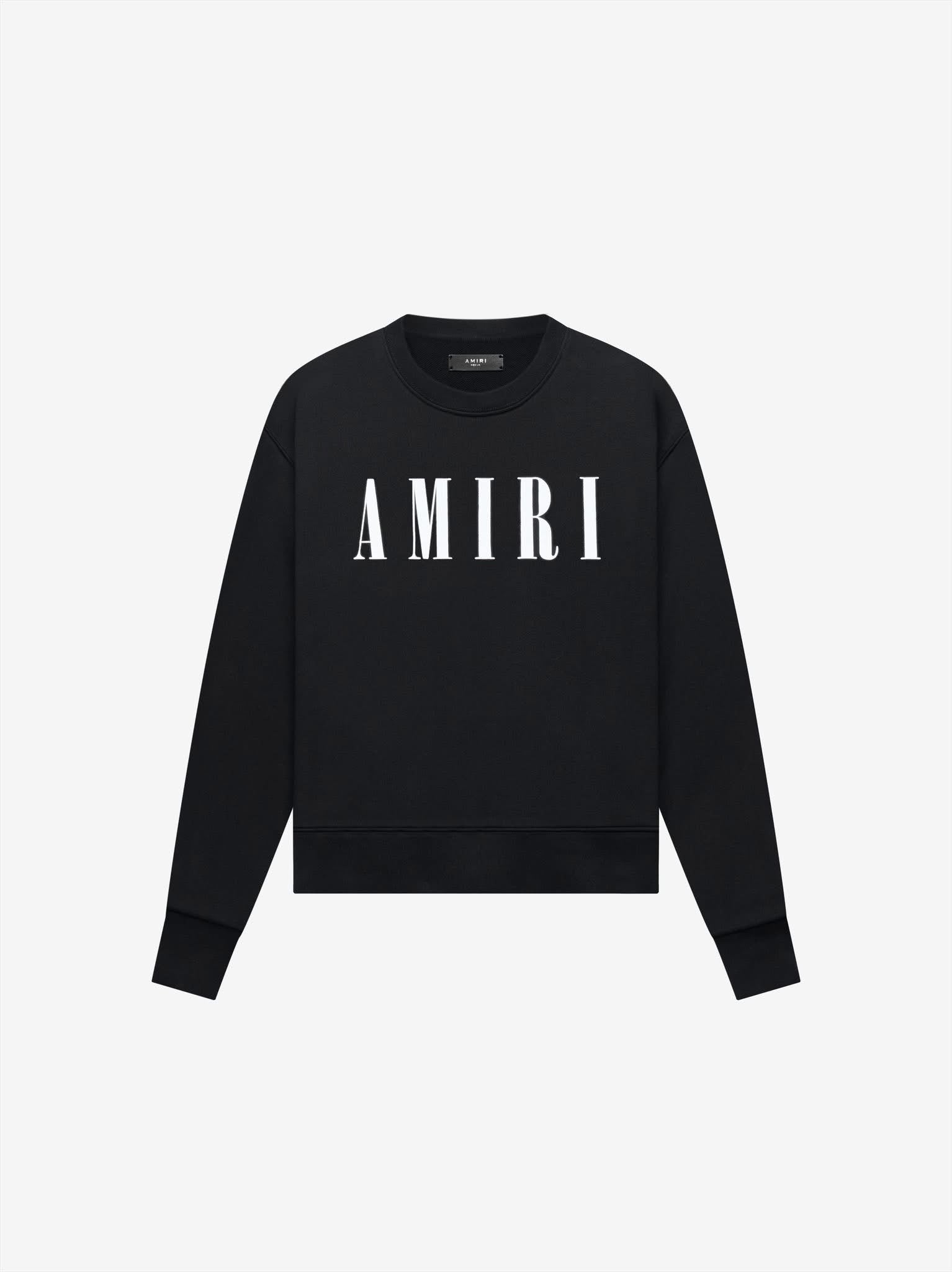 AMIRI – Felpa Girocollo Logo Black Vintage