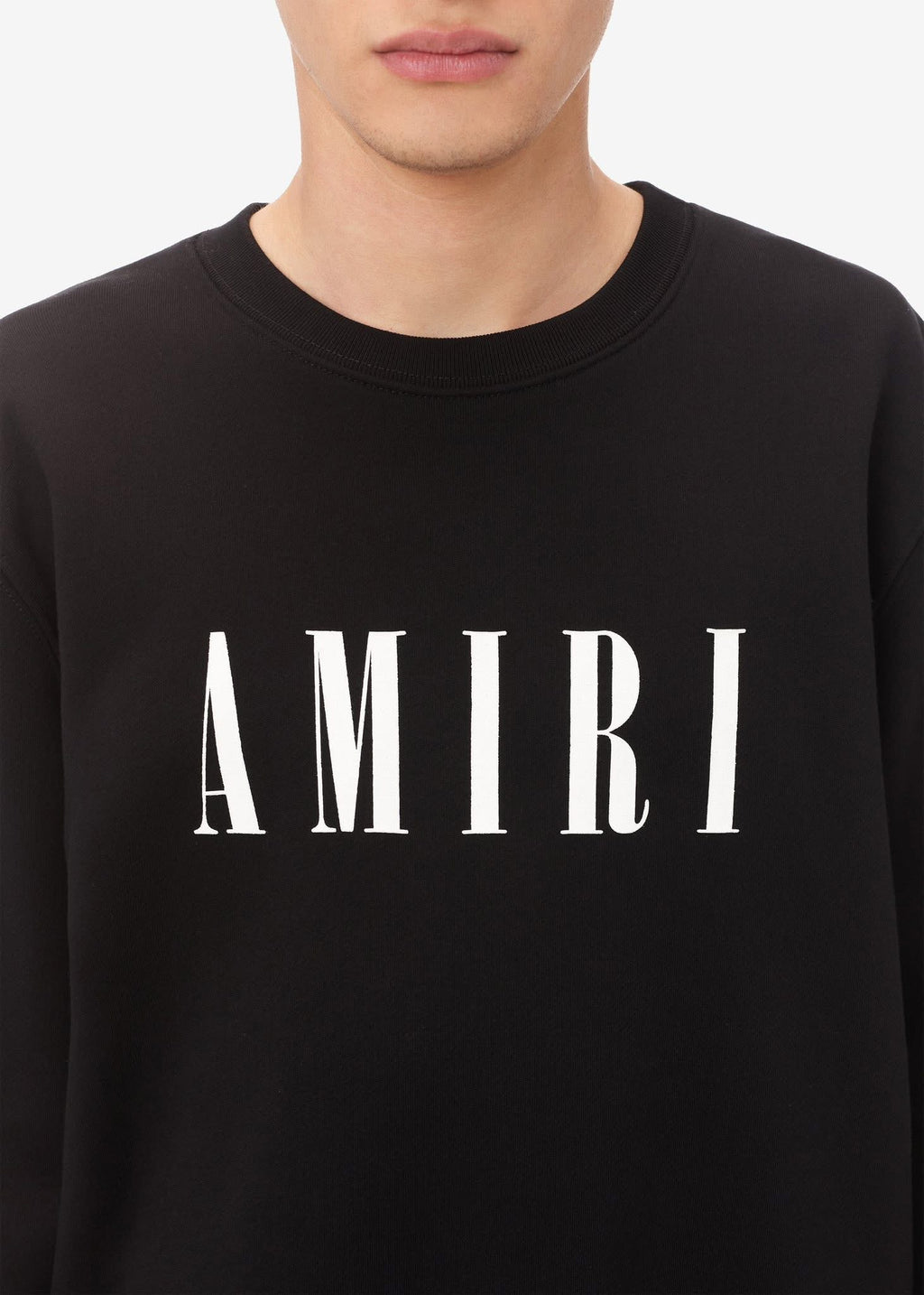 AMIRI – Felpa Girocollo Logo Black Vintage