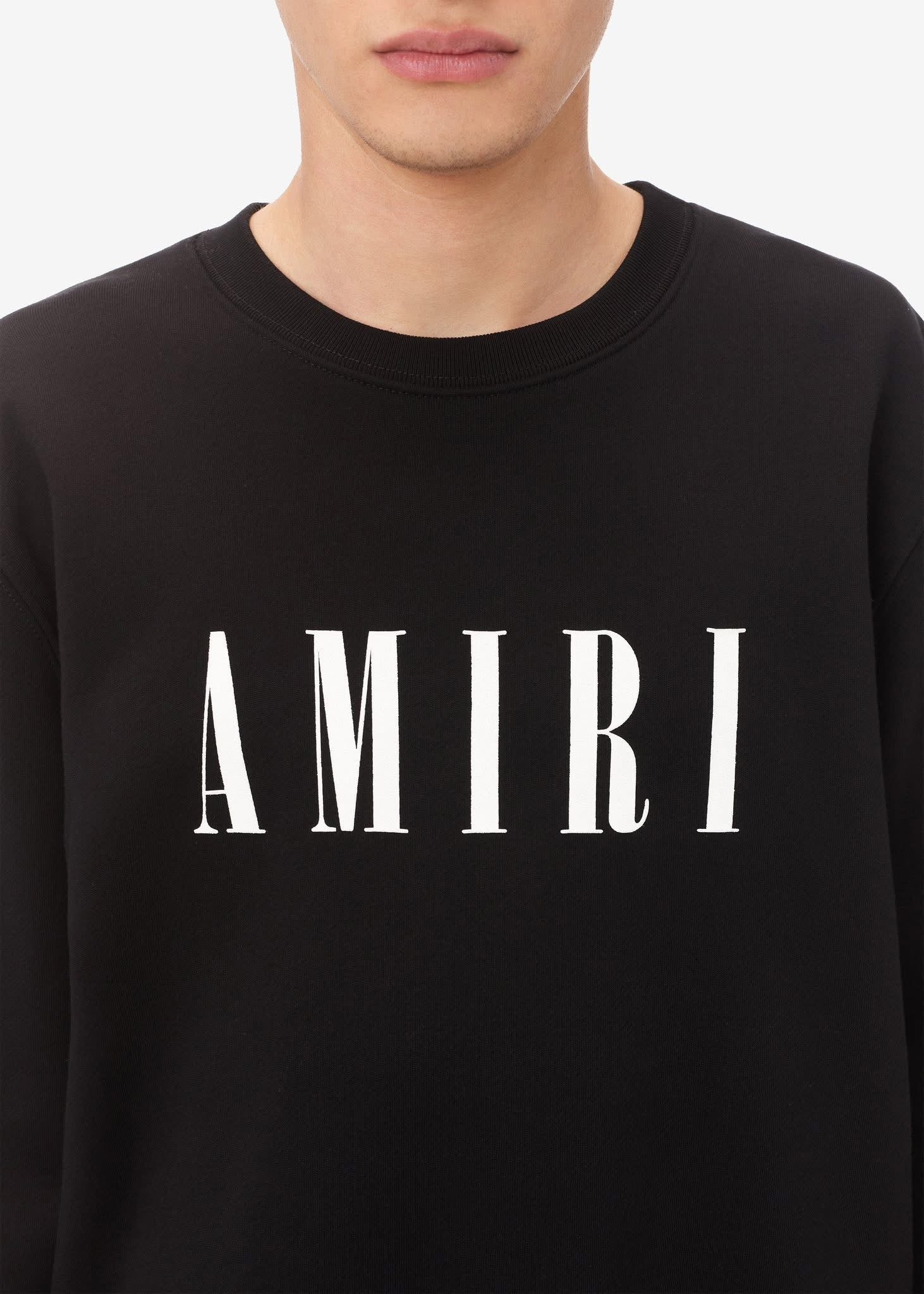 AMIRI – Felpa Girocollo Logo Black Vintage